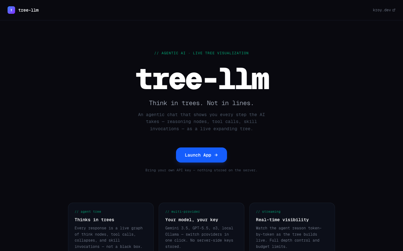 Tree LLM Web App